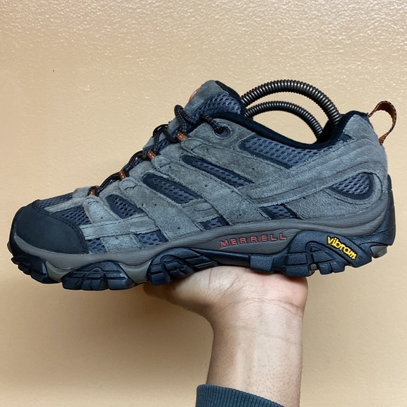 Merrell Moab 2 Ventilator Waterproof Hiking Shoes Beluga Size 8.5 J06015 - Picture 3 of 16